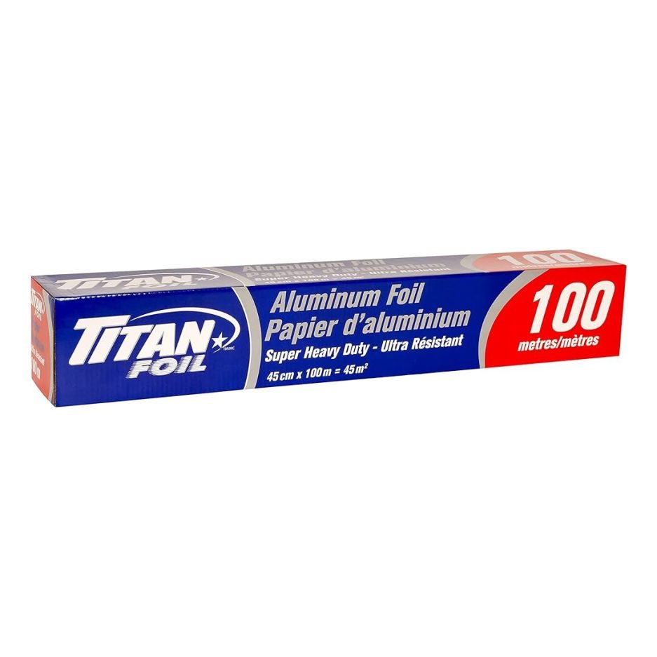 ALUMINIUM FOIL TITAN 45CM X 100M Titan