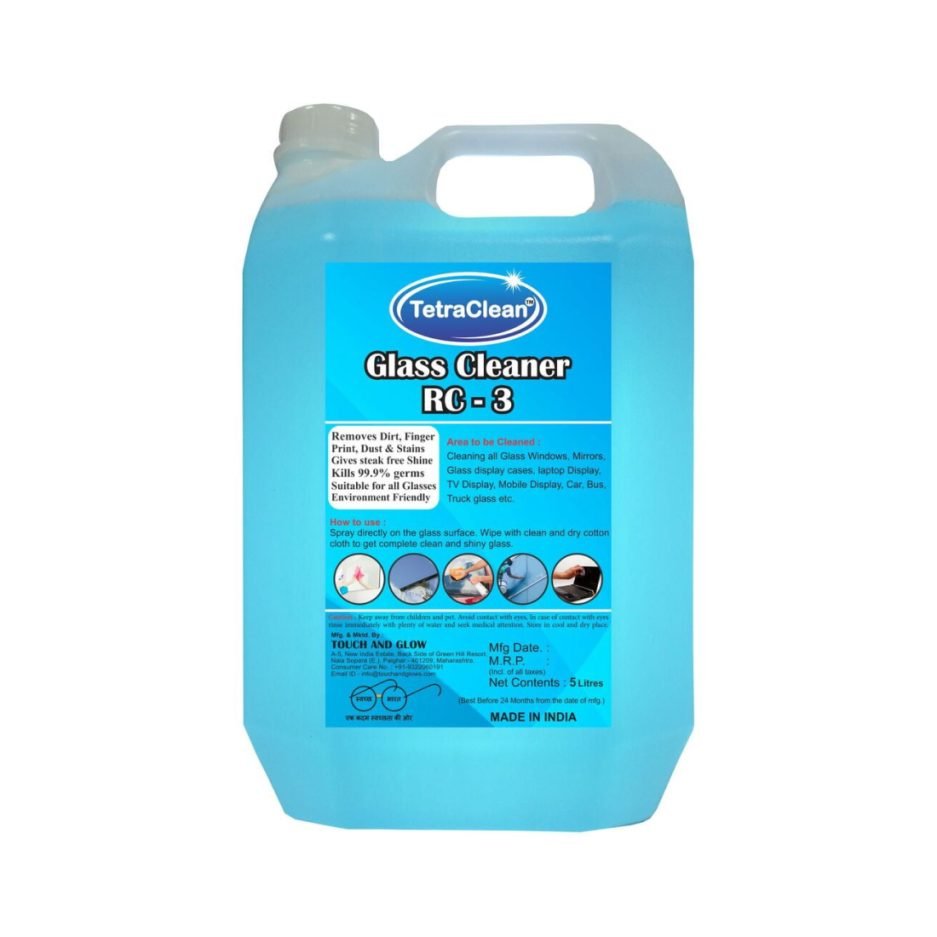 bar glass cleaner non chlorinated 4x4l