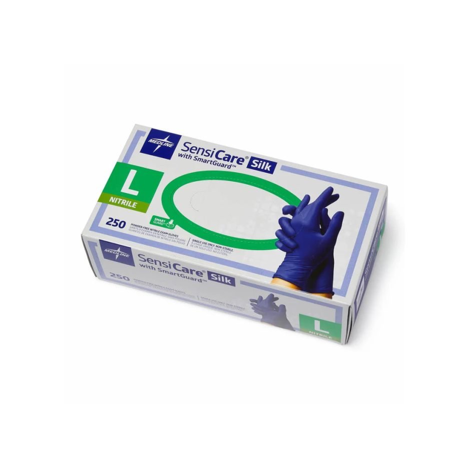 glove nitrile blue pf 250⁄box large
