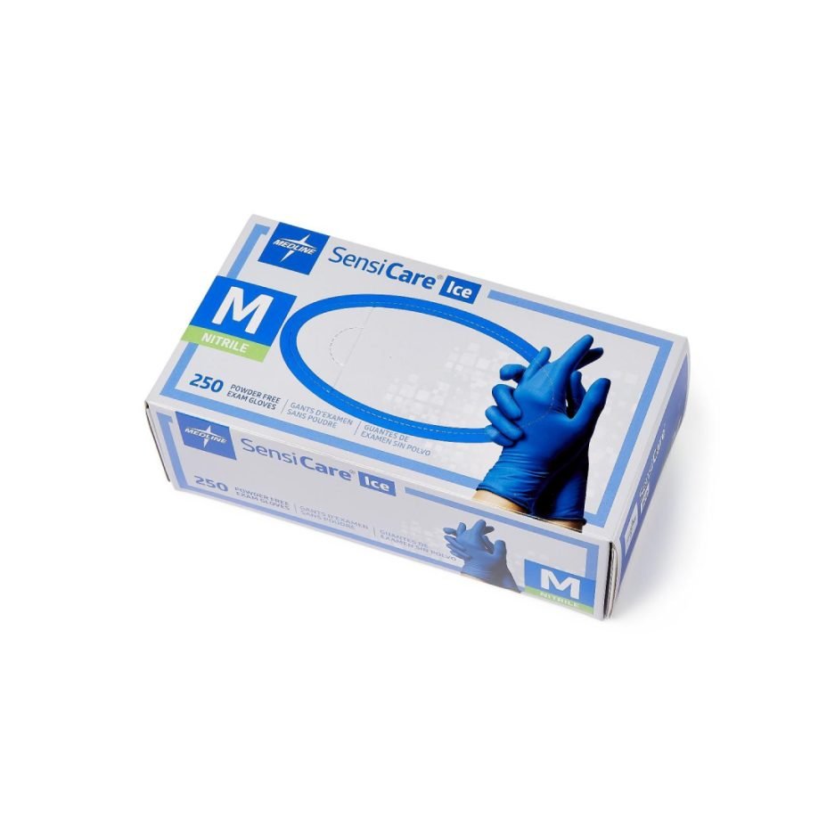glove nitrile blue pf 250⁄box medium