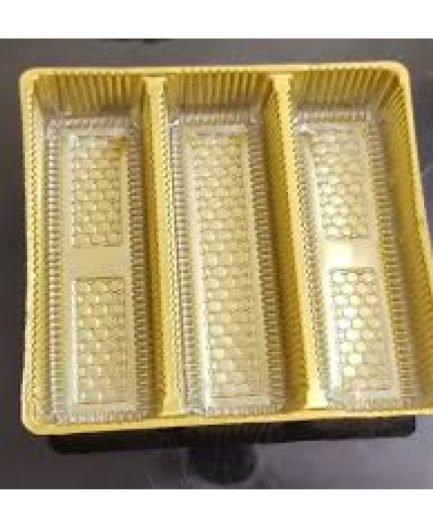 3 lines golden tray fancy box