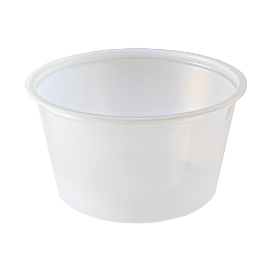 clear portion cup 4oz@ per sleeve