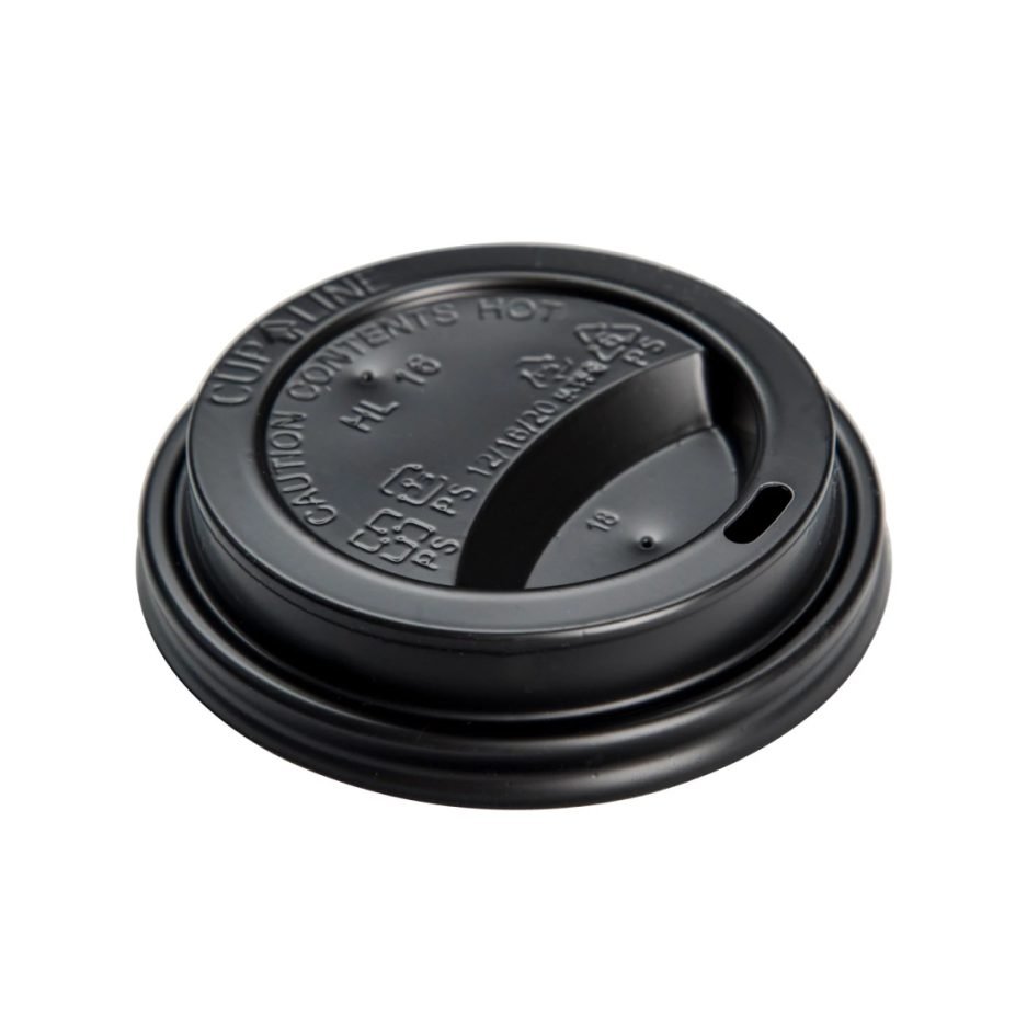 d 90 coffee cup lids black (12 oz)@1000⁄case