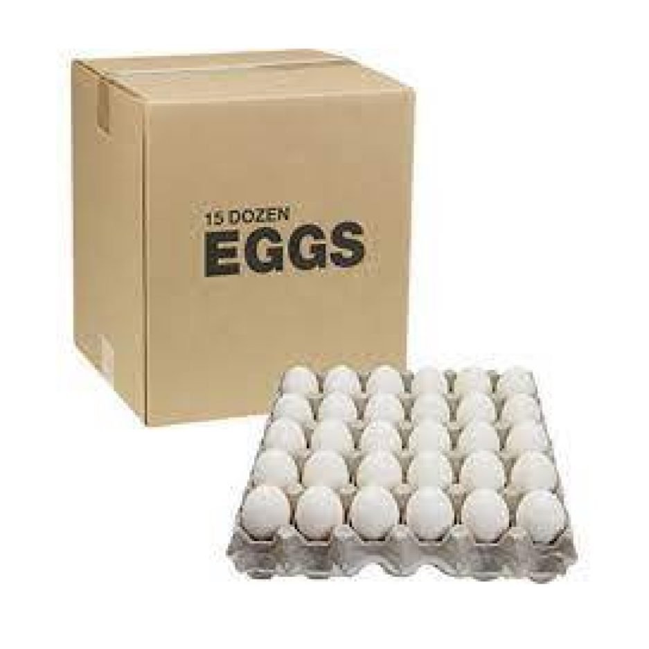 eggs 15 dozen- 180 pieces per case