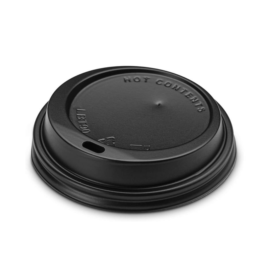 gm paper cup dome lid black 10-12oz@1000⁄case