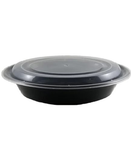 jr48 round black container 150⁄box