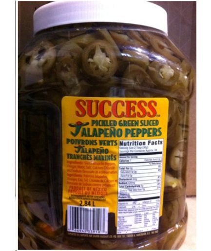 peppers - jalapeno green sliced 6⁄2.84l