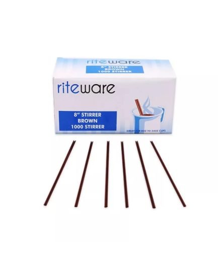 riteware 8 coffee stirrer brown 1000⁄box