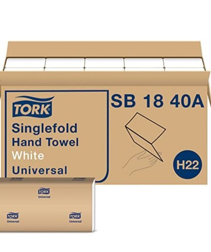 sb1840a tork white universal single fold towel 4000⁄case