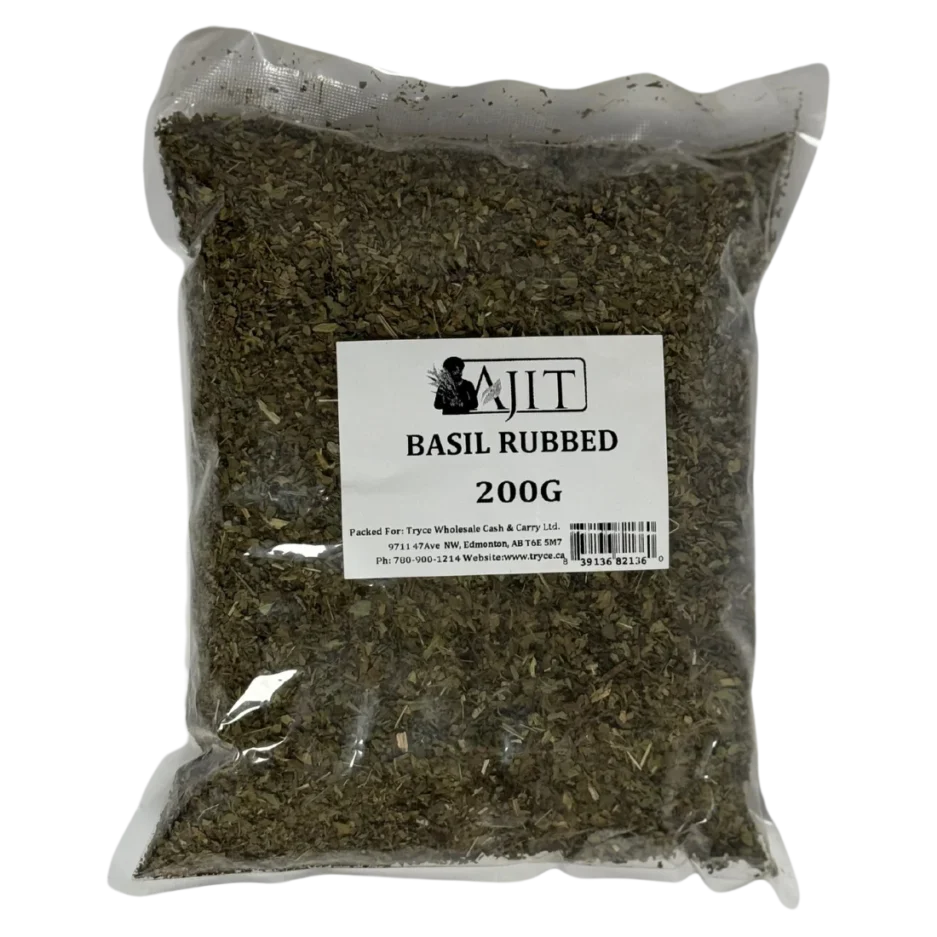 BASIL RUBBED 200GM