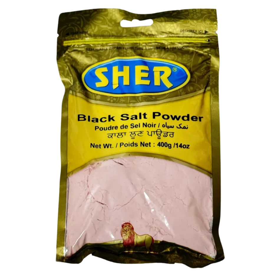SHER BLACK SALT POWDER 400GM