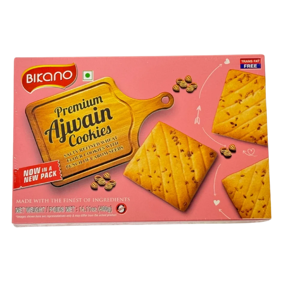 BIKANO PREMIUM AJWAIN COOKIES 400GM