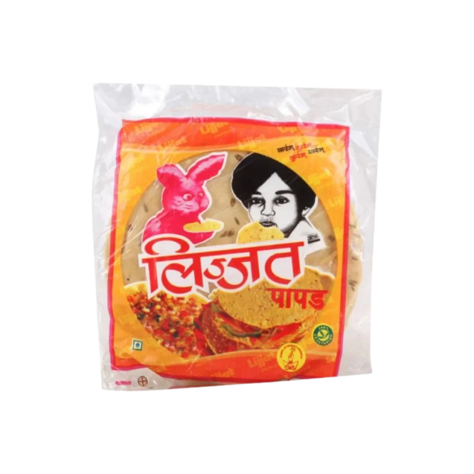 LIJJAT ZEERA PAPAD 200GM