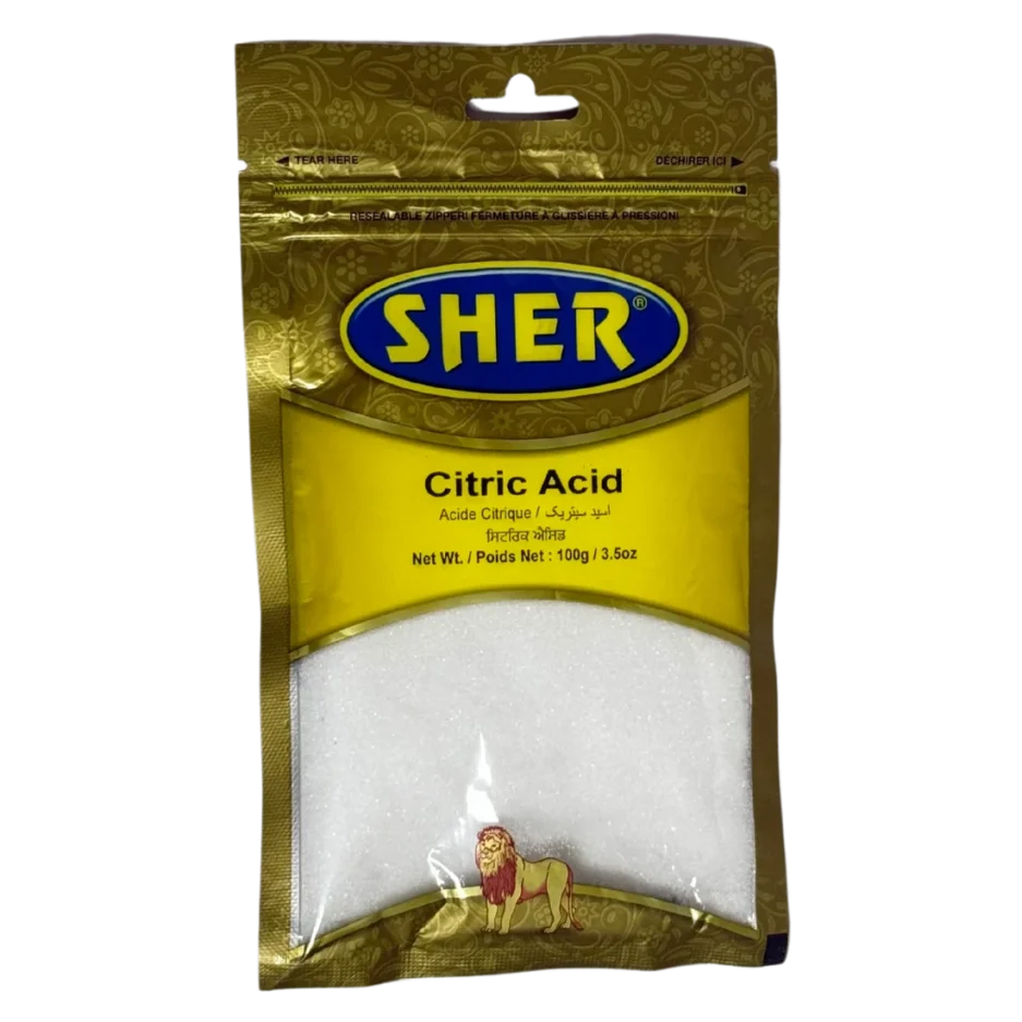 SHER CITRIC ACID 100GM