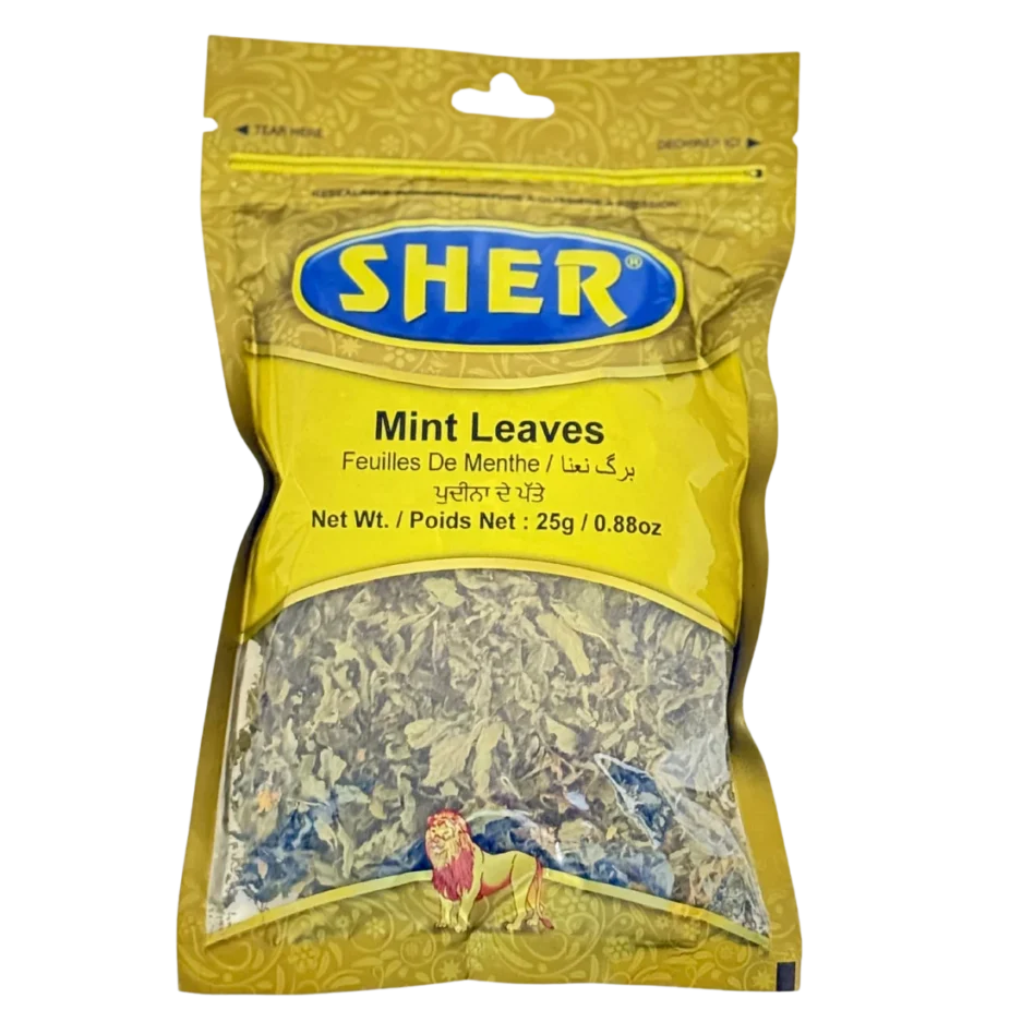 SHER MINT LEAVES 25GM