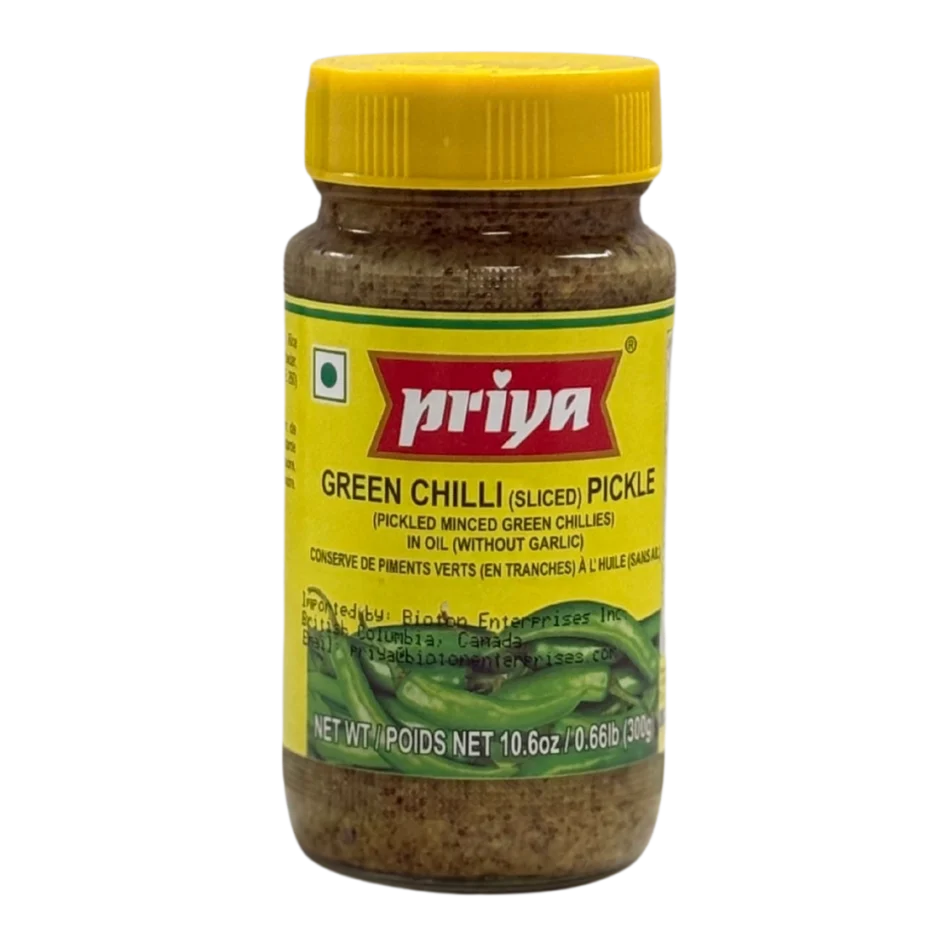 PRIYA GREEN CHILLI PICKLE 300G